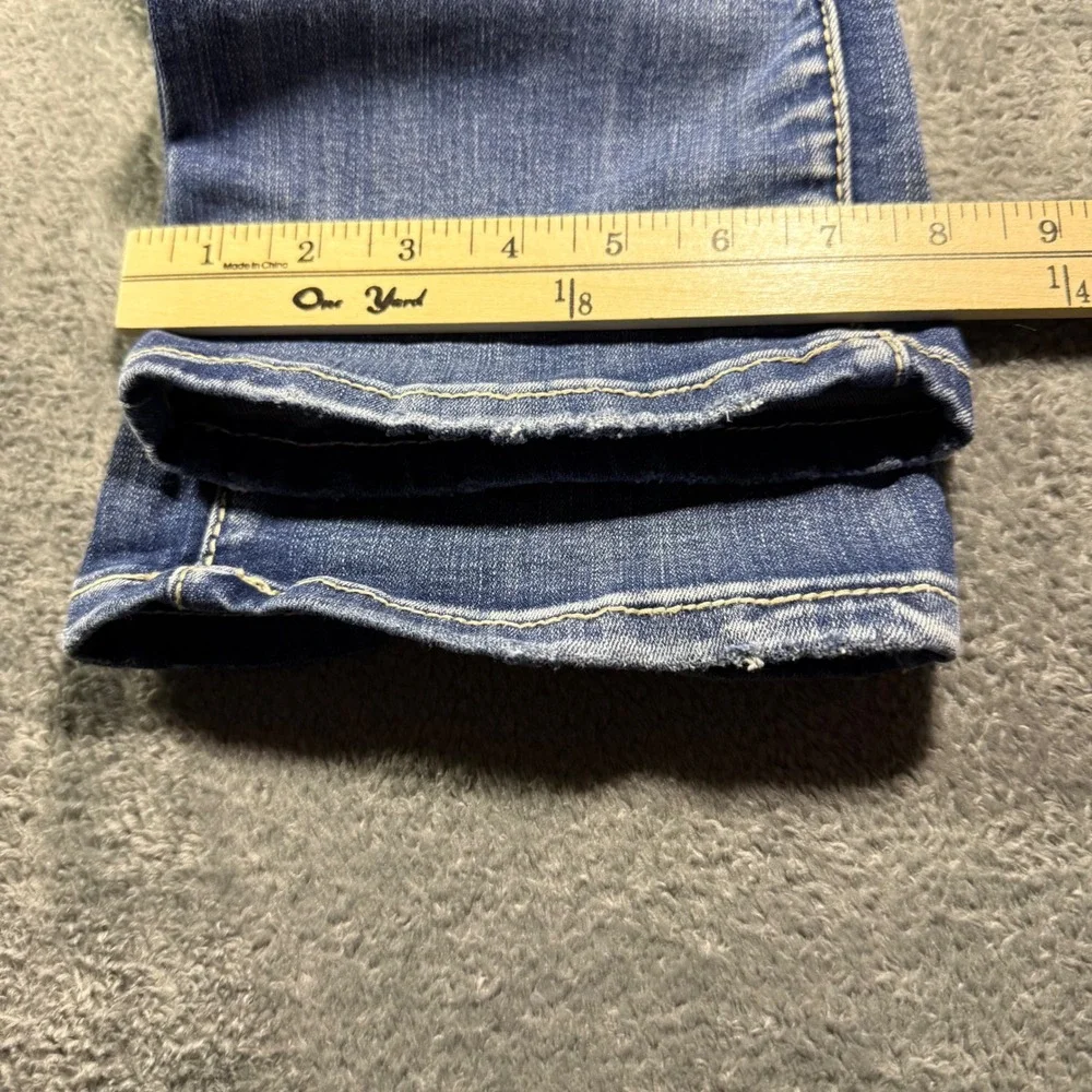BKE Payton Straight Leg Jeans Womens 31x31.5 Medium Wash Mid Rise Stretch Denim - Picture 7 of 8